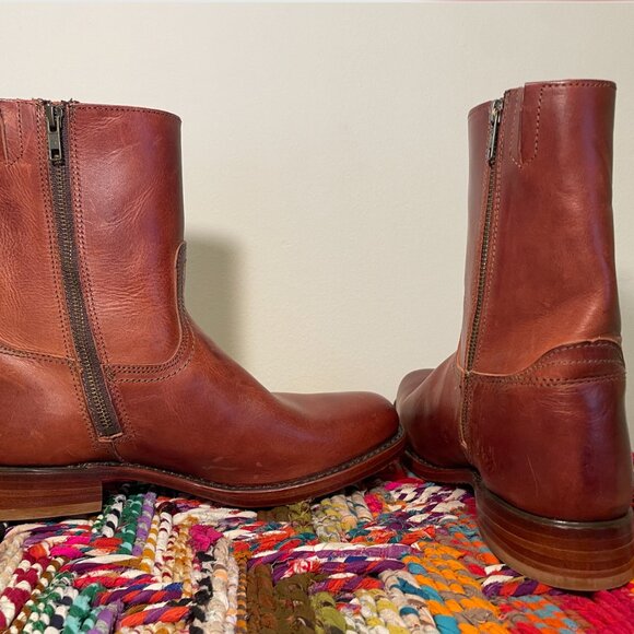 [SOLD] FRYE Campus Mid Calf Boot with Inside Zipper - Mens  Size: 9.5 - Picture 7 of 16